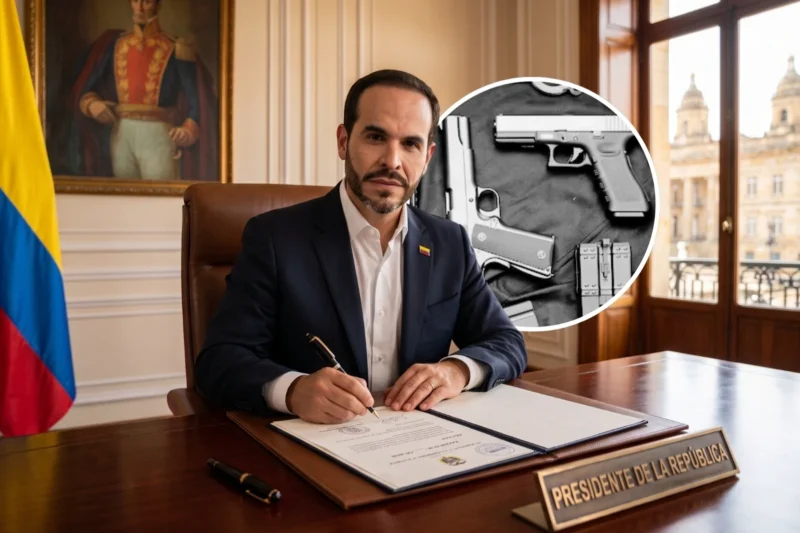 Abelardo de la Espriella levantó la suspensión para el porte de armas de fuego en Colombia