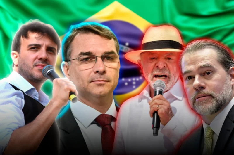 Flavio Bolsonaro respaldó a un candidato presidencial sancionado por un juez cercano a Lula