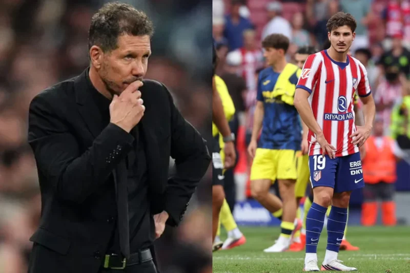 El “Cholo” Simeone habló de Julián Álvarez antes del debut del Atlético Madrid en Champions