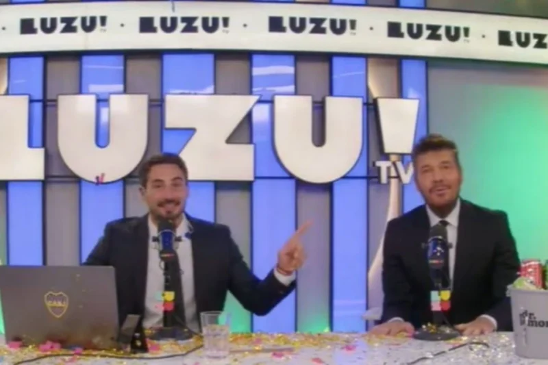 Nico Occhiato y Marcelo Tinelli homenajearon a Showmatch en un especial de Luzu