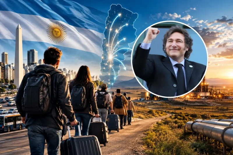 El Gobierno de Milei proyectó que 4 millones de personas migrarán del AMBA al interior por el boom energético