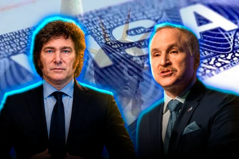Peter Lamelas ratificó su apoyo para que los argentinos puedan ingresar a EEUU sin visa