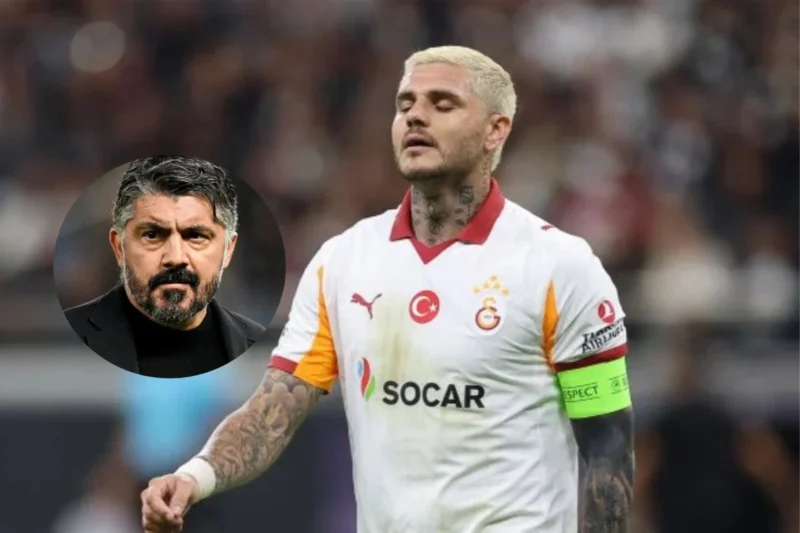 Genaro Gattuso descartó la llegada de Mauro Icardi a la Lazio