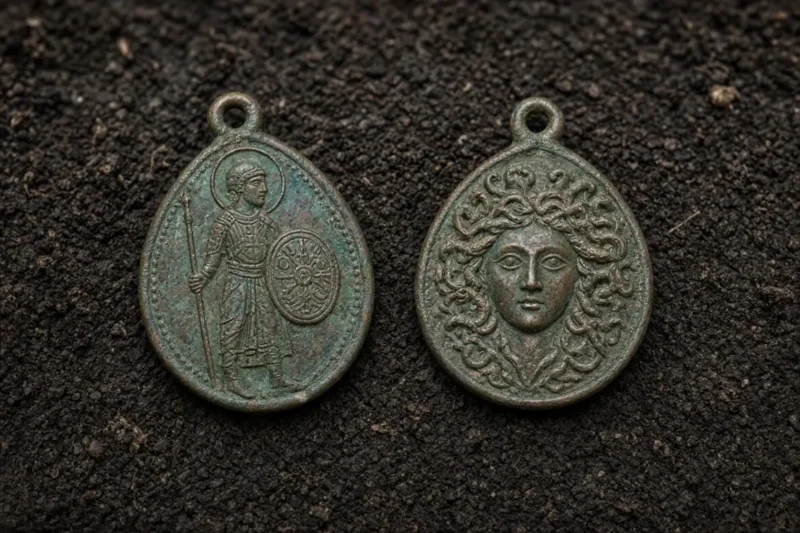 Hallan colgante medieval del siglo XI con imágenes cristianas y paganas en Rusia