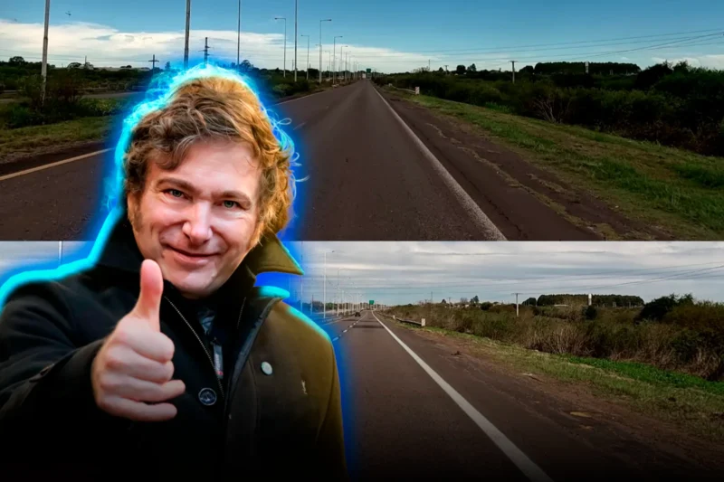 El Gobierno de Milei realizó obras en la Ruta Nacional 14 y puso en valor 200 kilómetros