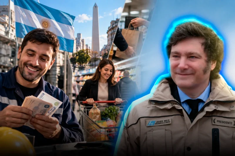Los salarios crecieron 2,8% en julio y le ganaron a la inflación por cuarto mes consecutivo