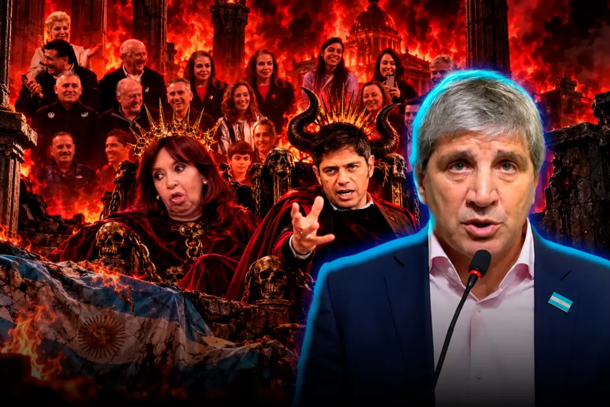 Toto Caputo cruzó al comunista Axel Kicillof y recordó que «el kirchnerismo es el infierno»