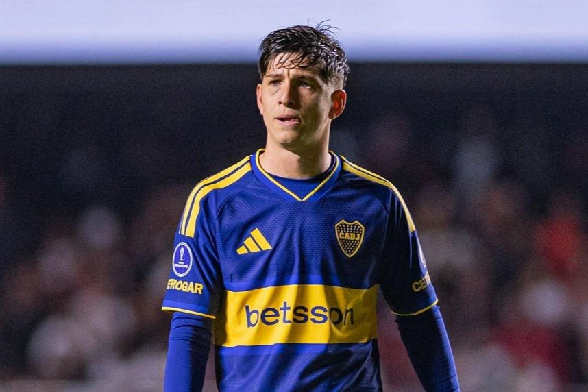 Malas noticias en Boca: Tomás Belmonte sufrió una dura lesión y no volverá a jugar hasta 2027