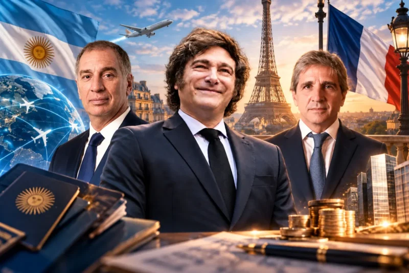 El Gobierno de Milei anunció en París el Programa de Ciudadanía por Inversión