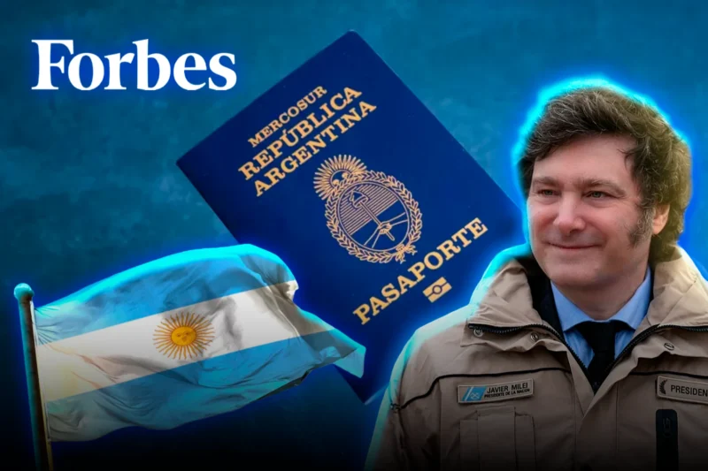 Forbes presentó a la ciudadanía argentina como un nuevo «símbolo de estatus» gracias a las reformas de Milei