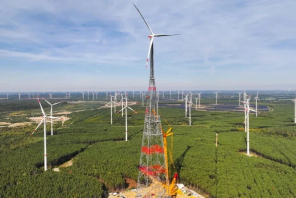 Alemania construye la turbina eólica más alta del mundo: cuánto medirá y para qué servirá
