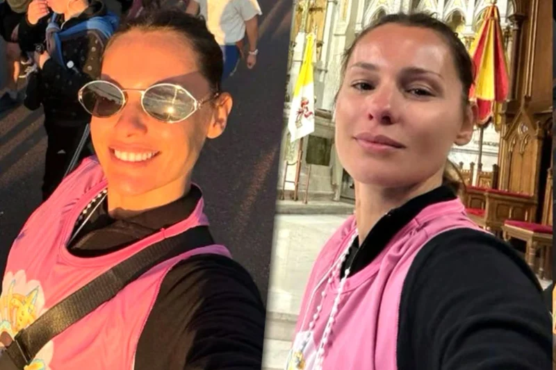 Pampita peregrinó durante 12 horas a Luján y compartió un mensaje: “Al final…”