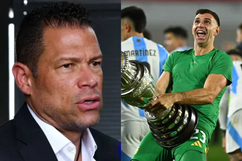 Óscar Córdoba apuntó contra la actitud del “Dibu” Martínez a la hora de atajar: “No comparto su estilo”