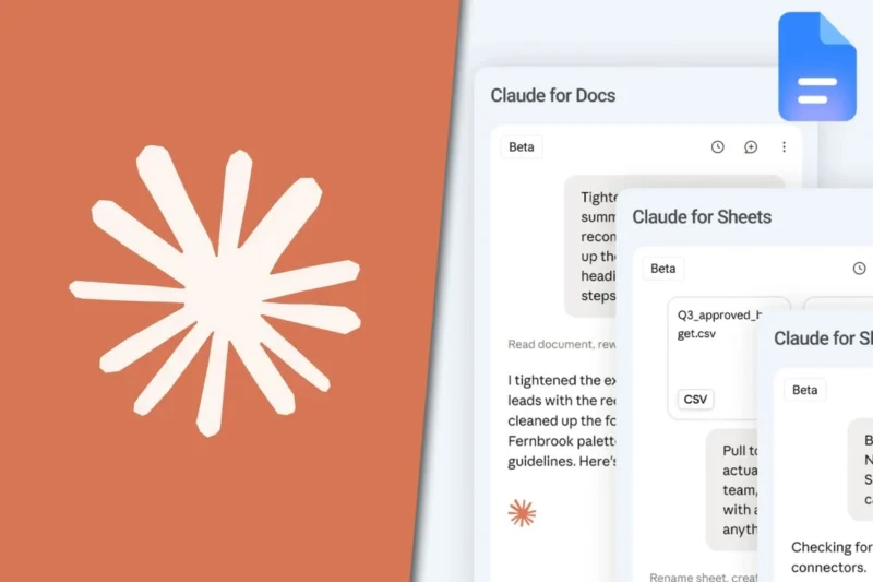 Claude ya funciona con Google Docs, Sheets y Slides: cómo usar la nueva integración