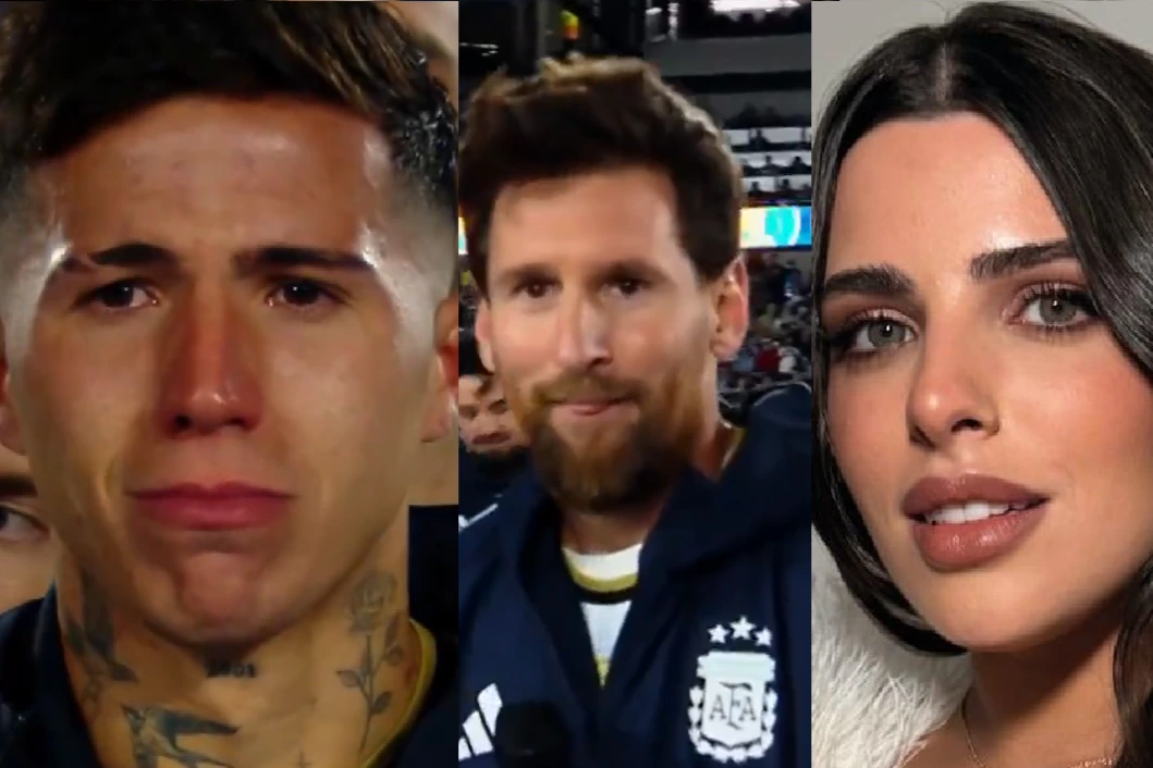 Valentina Cervantes habló del llanto de Enzo Fernández en la despedida de Lionel Messi