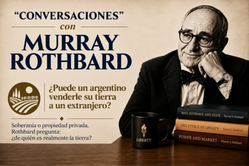 “Conversaciones” con Murray Rothbard: ¿Puede un argentino venderle su tierra a un extranjero?