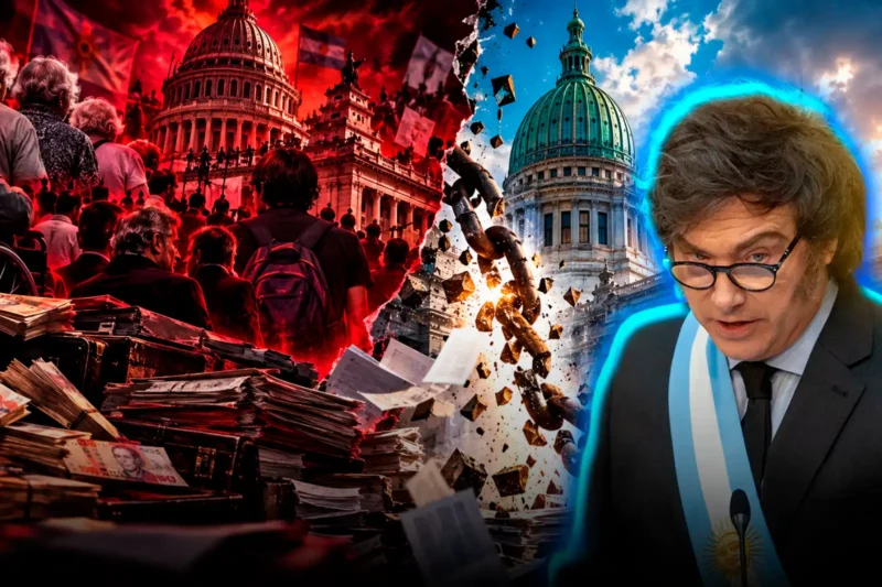 Javier Milei destruyó la estafa de las banderas nobles: «No defienden derechos, defienden cajas.»