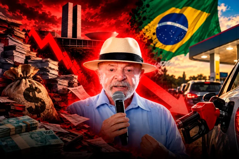 El dictador Lula Da Silva eliminó solo por un mes los impuestos a la nafta, a días del balotaje