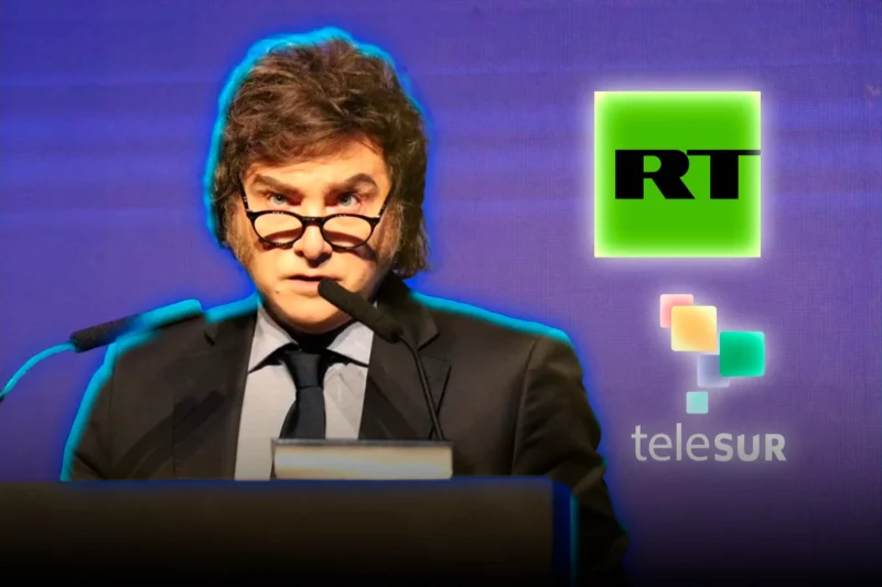 El Gobierno de Milei sacó «Russia Today» y «Telesur» de la televisión digital