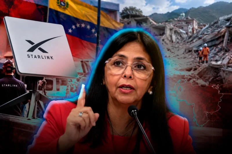 Delcy Rodríguez autorizó a Starlink a operar legalmente en Venezuela tras su asistencia en los terremotos