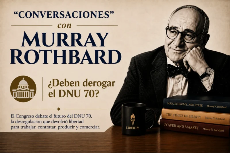 Conversaciones con Murray Rothbard: ¿Necesitamos permiso del Estado para ser libres?