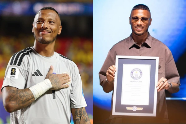 Por su espectacular actuación frente a Ecuador en el Mundial, el arquero de Curazo recibió un Récord Guinness