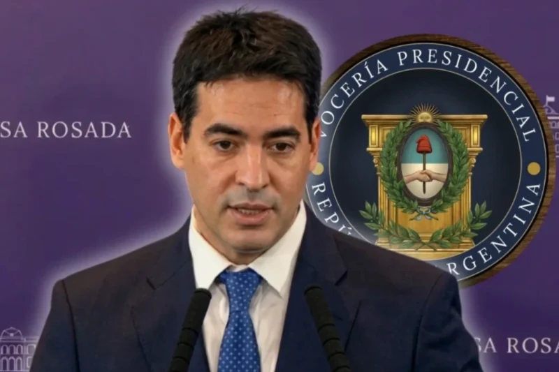EN VIVO | Adrián Ravier habla desde Casa Rosada: seguí la conferencia del vocero del Gobierno