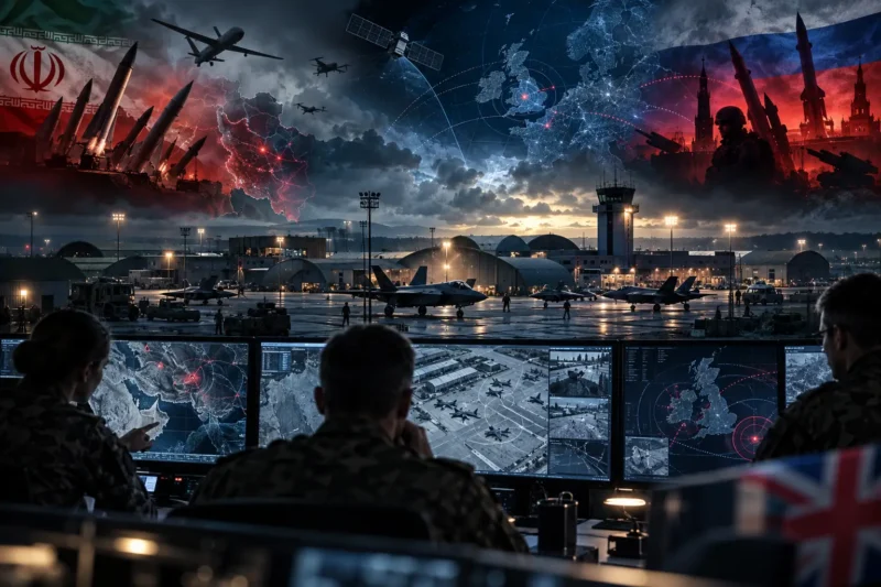 La inteligencia británica teme frente a crecientes amenazas de Irán y Rusia contra instalaciones militares