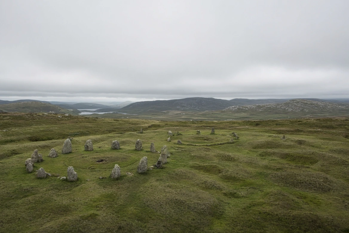 Hallan más círculos de piedra en un antiguo cementerio de Noruega