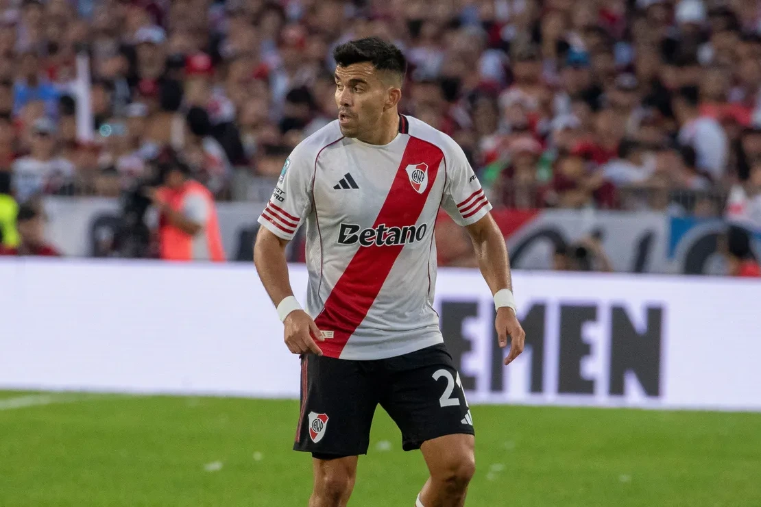 Preocupación en River: Marcos Acuña terminó con molestias y está en duda ante Belgrano