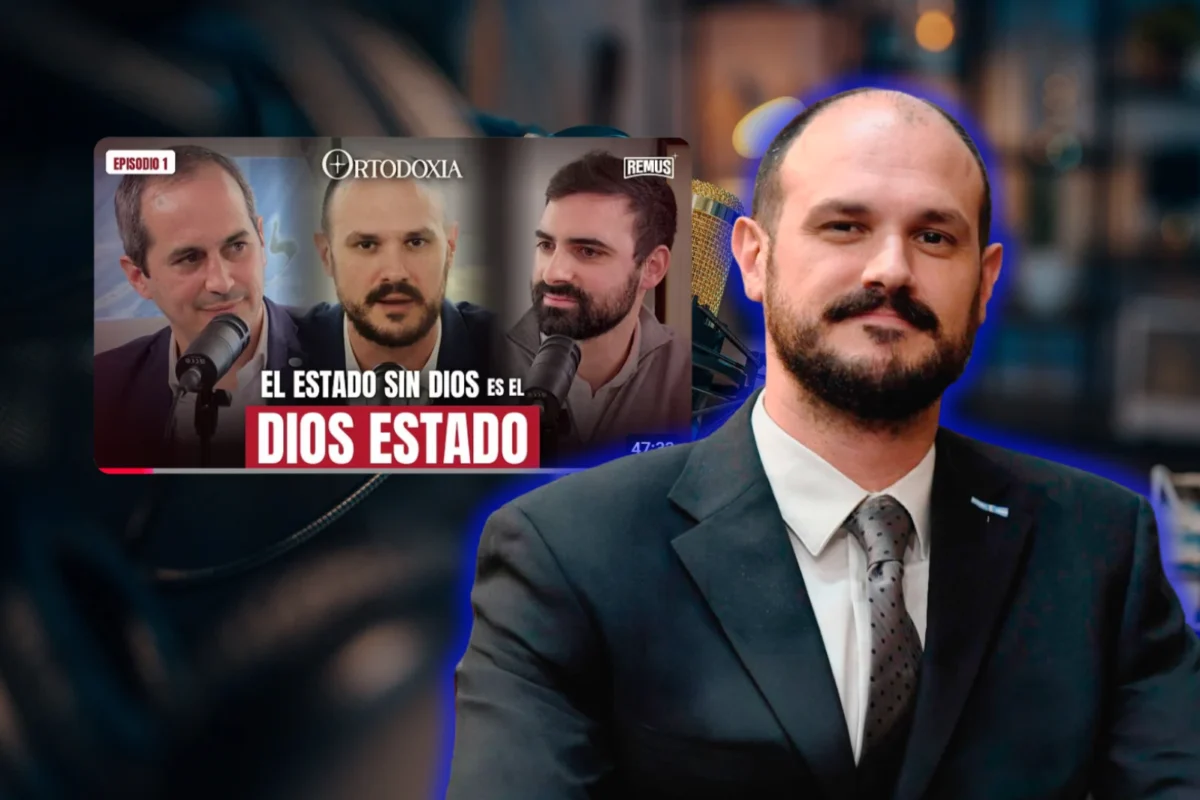 El diputado mileista Santurio lanzó un podcast para hablar de «Dios, patria y familia»