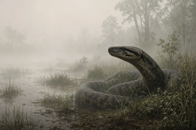 Descubren en India una serpiente prehistórica gigante comparable a la Titanoboa