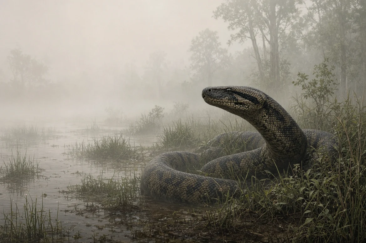 Descubren en India una serpiente prehistórica gigante comparable a la Titanoboa
