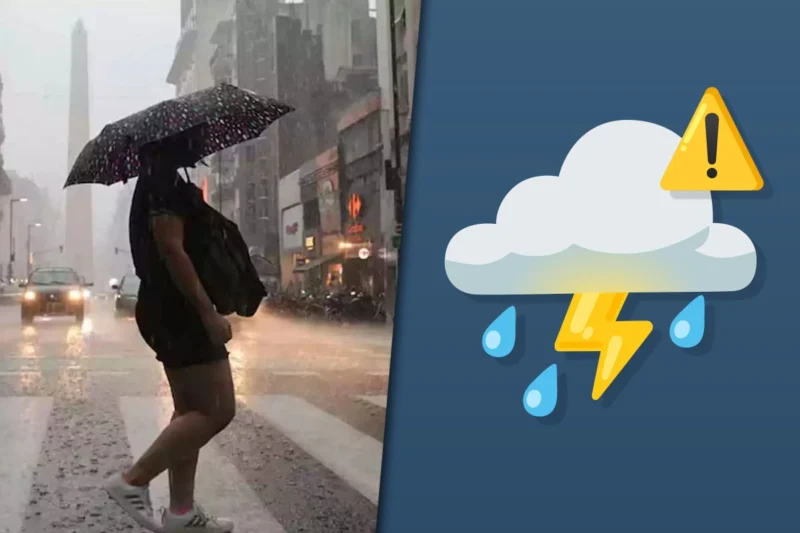 Lluvias en el AMBA: cómo estará el clima este viernes y el fin de semana