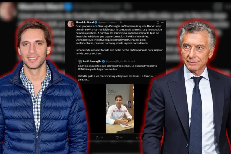 Quedó como un boludo: Macri se sumó a una chicana de Passaglia contra Milei pero tuvo que borrar por las duras críticas
