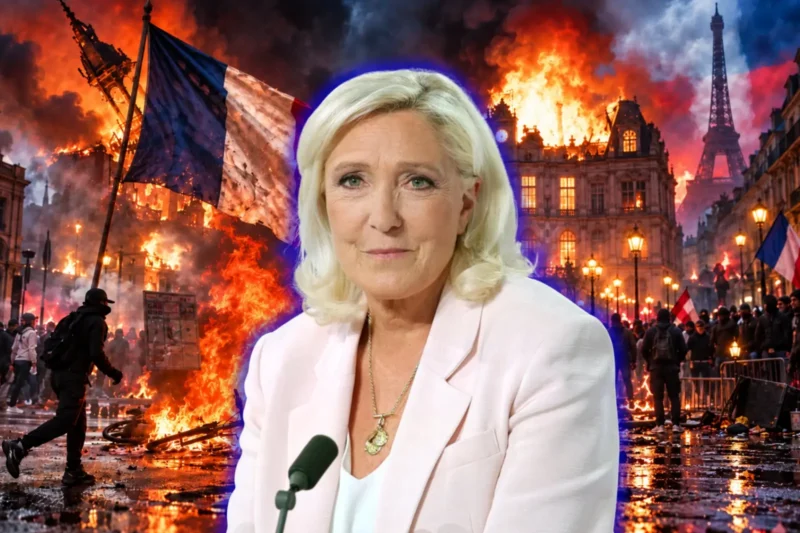 Marine Le Pen criticó a la extrema izquierda por los disturbios en Francia: «Buscan precipitar al país en el caos»