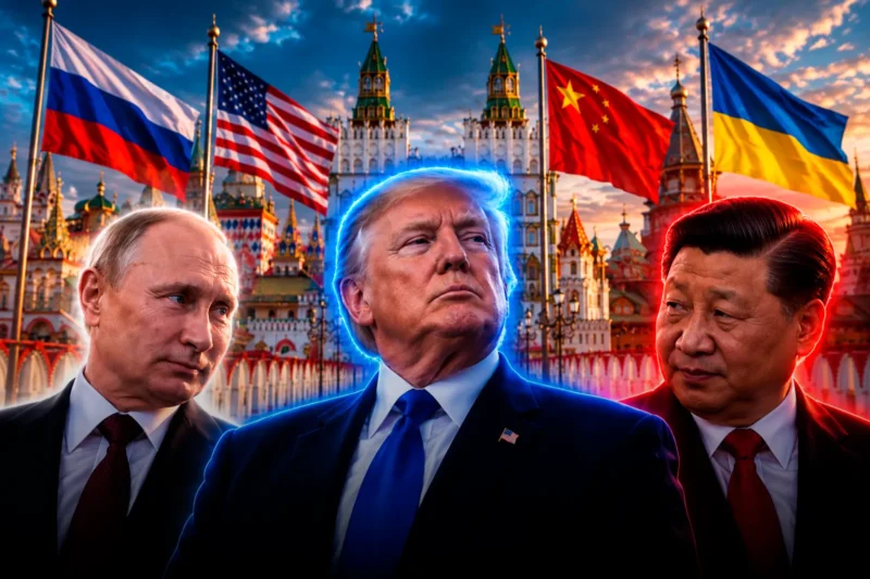 El Kremlin propuso una cumbre entre Trump, Putin y Xi Jinping para negociar la paz en Ucrania