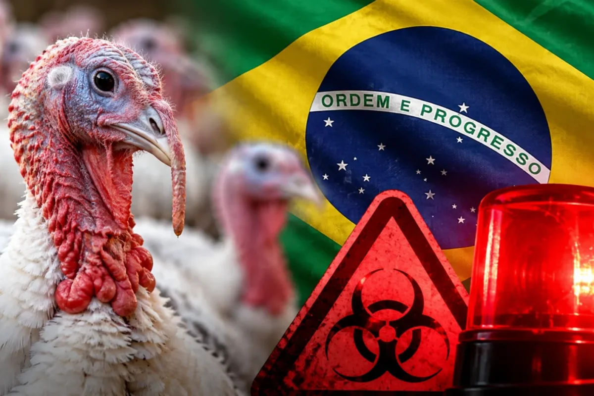 Brasil confirmó un foco de la enfermedad Newcastle en una granja de pavos y activó una emergencia sanitaria