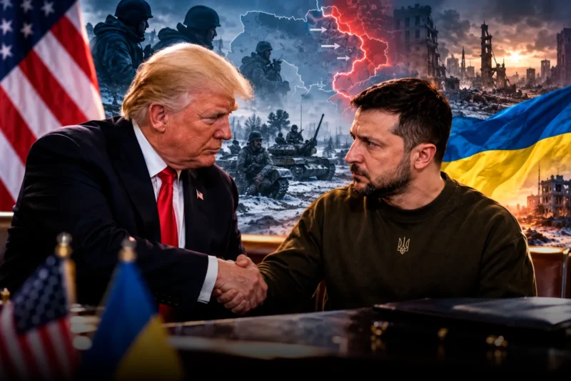 Trump logró que Zelenski acepte congelar el frente y acerca el fin de la guerra en Ucrania
