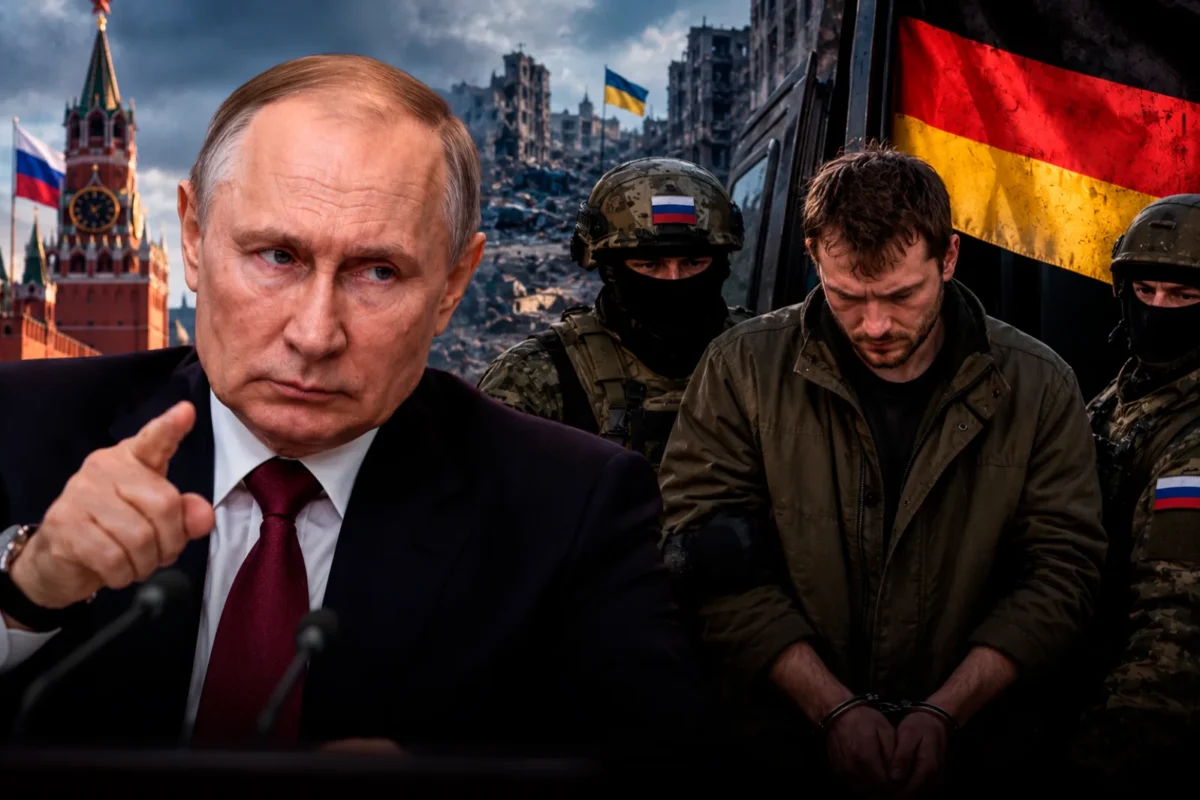 El gobierno de Putin detuvo a un ciudadano alemán acusado de combatir como mercenario en Ucrania