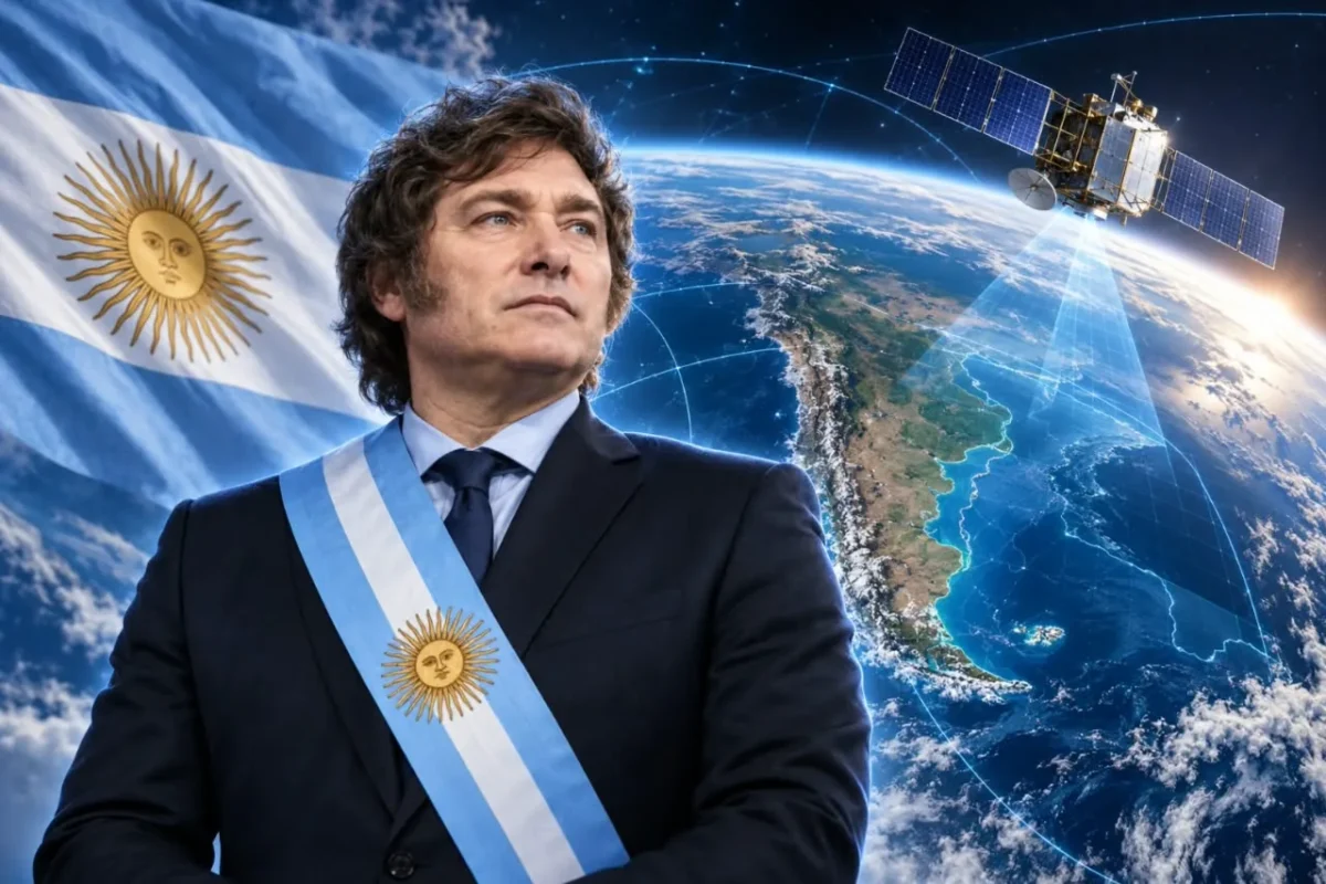 Milei va a poner un satélite en órbita en 2027 para monitorear el Mar Argentino