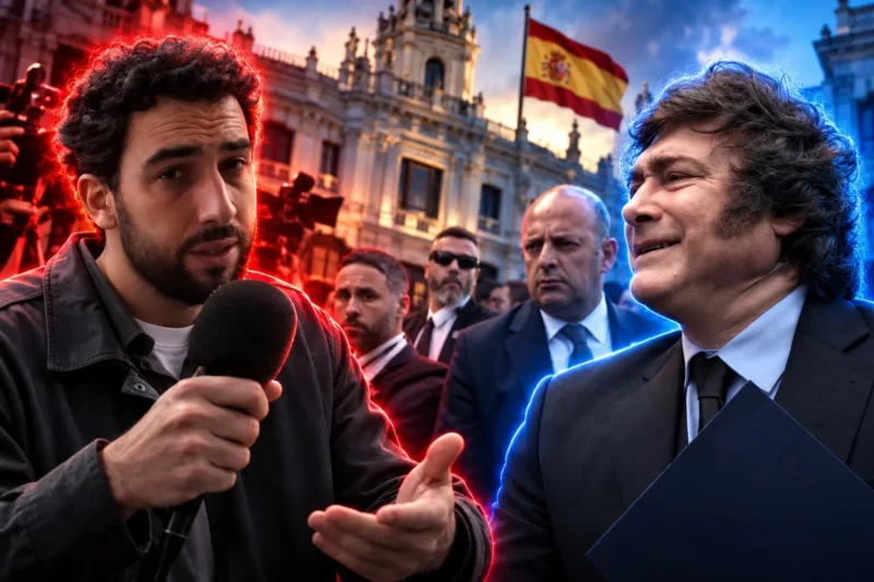 Milei destruyó a un periodista de izquierda en Madrid: “Amo tu corazón, pero no puedo respetar tu cerebro”