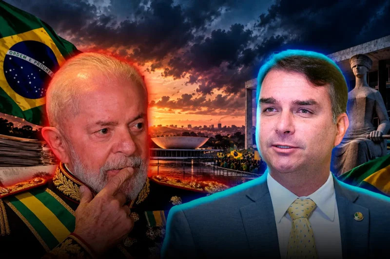 El dictador Lula da Silva pidió bajar la candidatura de Flávio Bolsonaro a días del balotaje