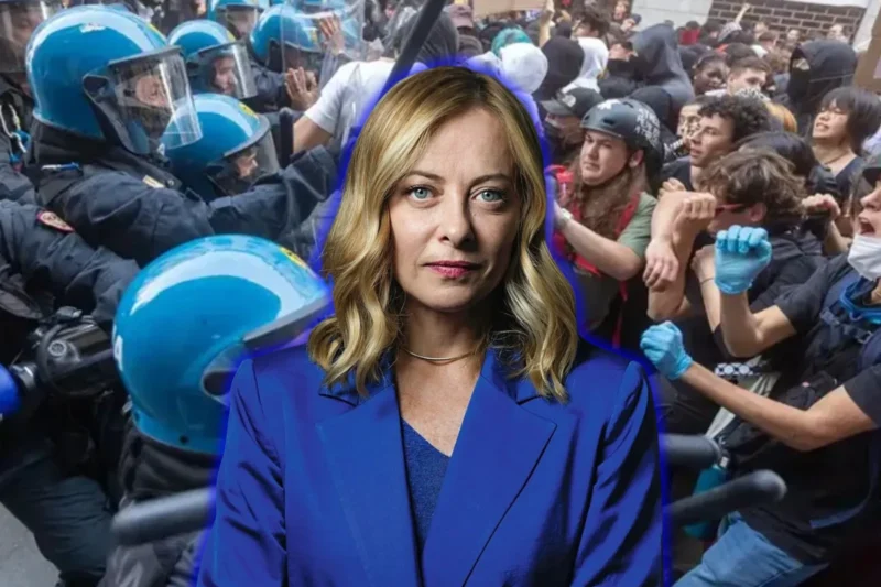 Meloni advirtió que Italia no tolerará las amenazas contra trabajadores y endureció las medidas contra los disturbios