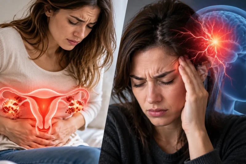 Endometriosis y migraña: un estudio halló que pueden aparecer juntas con mucha más frecuencia de lo registrado