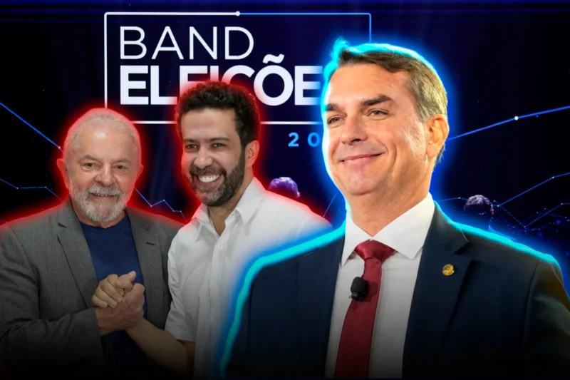 Flávio invitó a la exesposa del operador mediático de Lula al debate para dejarlo afuera por su orden de alejamiento