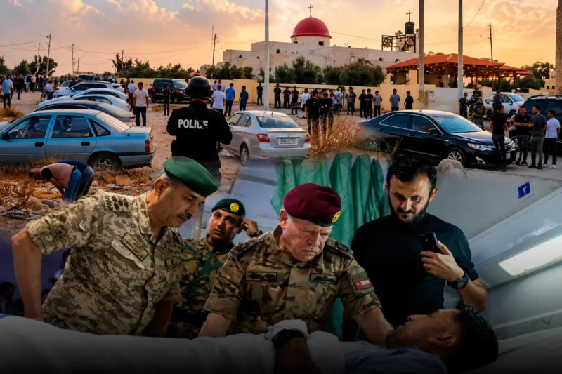 Un ataque terrorista contra una iglesia en Jordania dejó siete muertos y 34 heridos durante un funeral