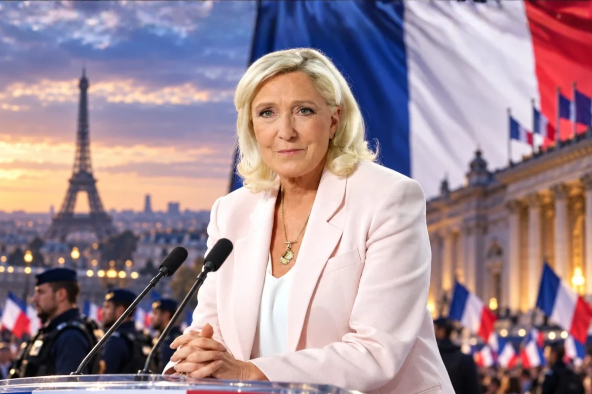 Marine Le Pen lanzó su campaña presidencial en Francia con promesas de seguridad y recuperación nacional