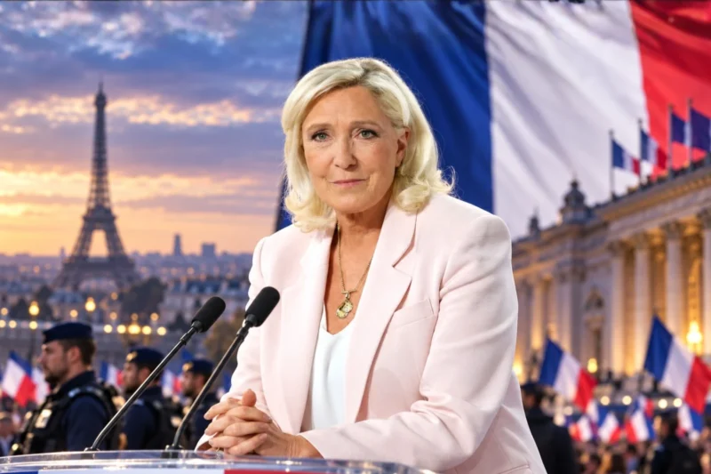 Marine Le Pen lanzó su campaña presidencial en Francia con promesas de seguridad y recuperación nacional