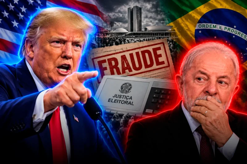 Donald Trump dijo que las elecciones de Brasil estuvieron amañadas